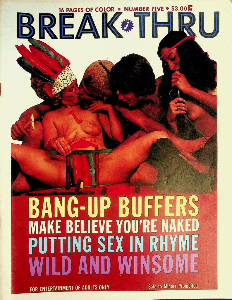 Break Thru Nudist Magazine  Flesh Games For Jaybirds / Wild And Winsome  #5  1970   070926lmp-GSC