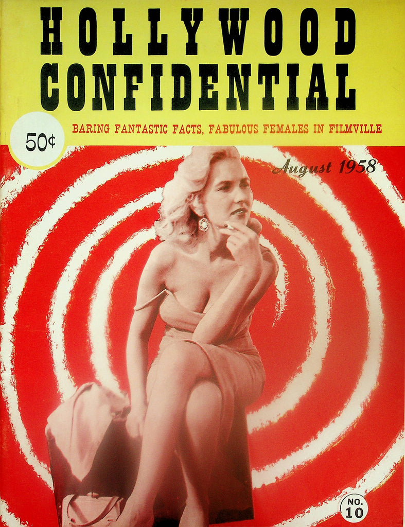 Hollywood Confidential Magazine  Covergirl Kathy Marlowe /  Sophia Loren  #10  August 1958   102225lm-p