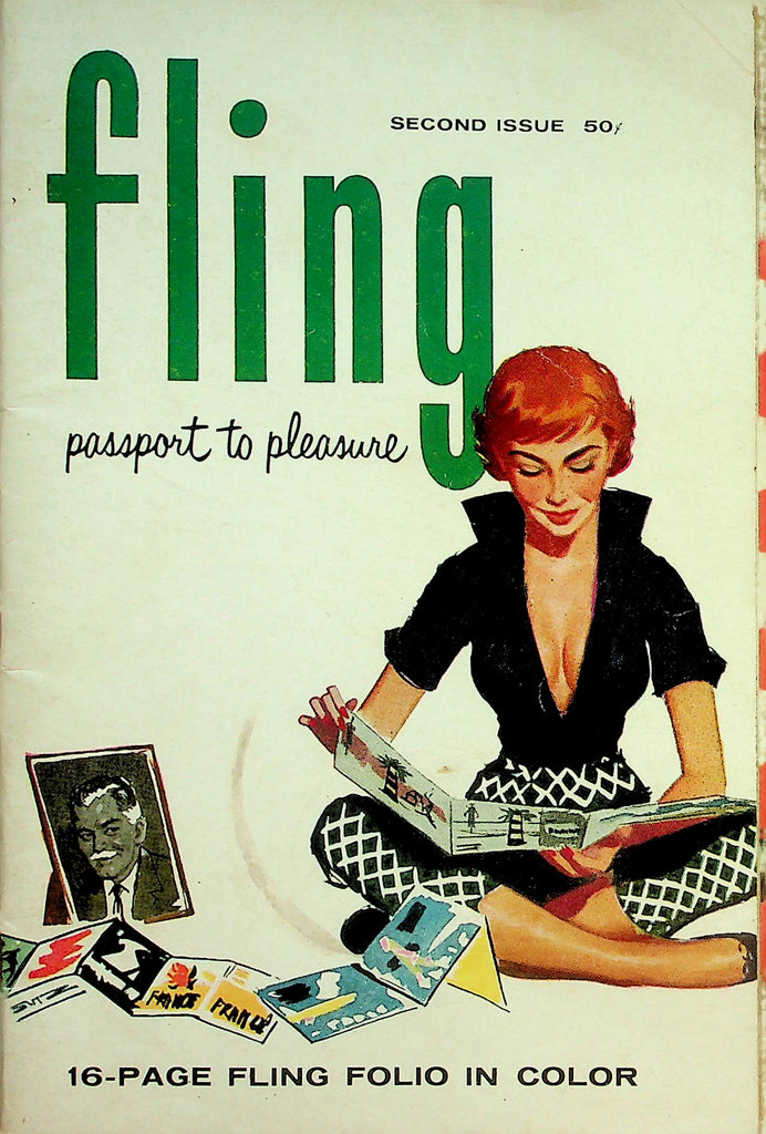 Fling Passport To Pleasure Digest  Folio: Alice In Wonder Land / Photo Feature Venus  vol.1 #2  1957  092926lmp-GSC