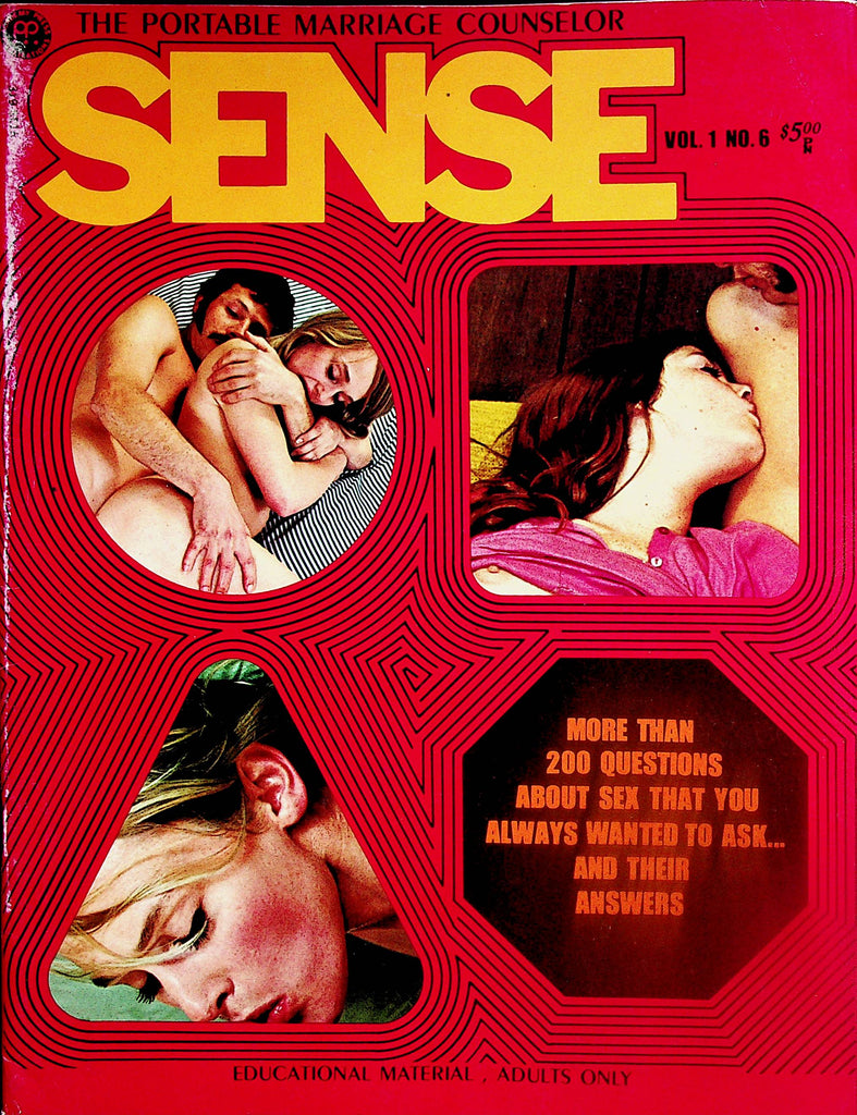 Sense Magazine  Questions About Sex That You Always Wanted To Ask...   vol.1 #6  1971   061224lm-p