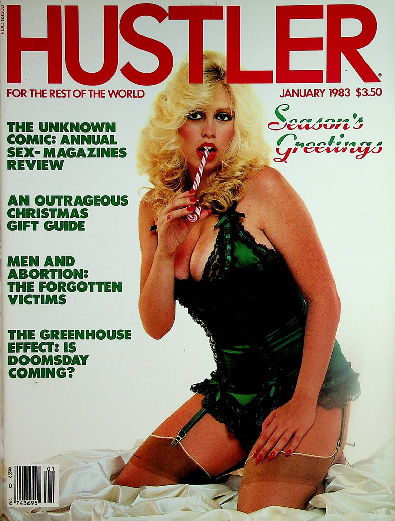 Hustler Magazine  Centerfold Girl Eve  Season's Greetings January 1983    020624lm-p