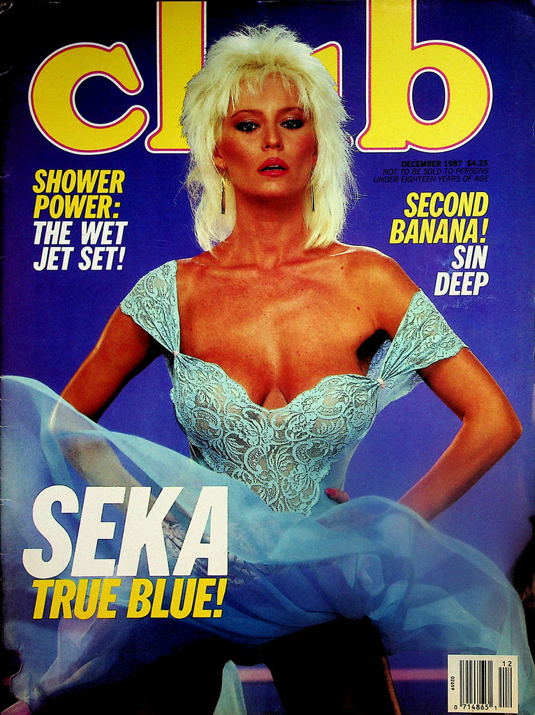 Club Magazine  Seka True Blue    December 1987     060324lm-p