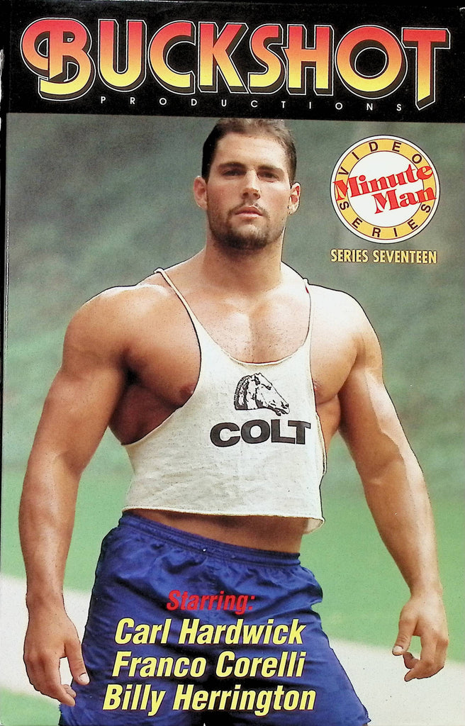 Buckshot Minute Man Series 17 Carl Hardwick Franco Corelli Billy Herrington The Big One On his Own 1999 Gay Male Adult VHS 081924AMPVHS2