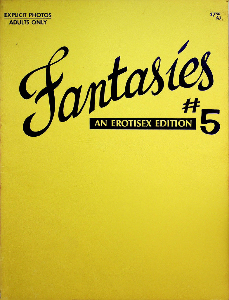 Fantasies An Erotisex Edition Magazine   #5 1980's     053025lm-p