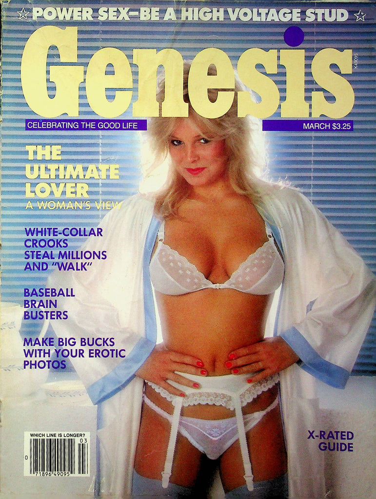 Genesis Magazine The Ultimate Lover March 1984 101923RP