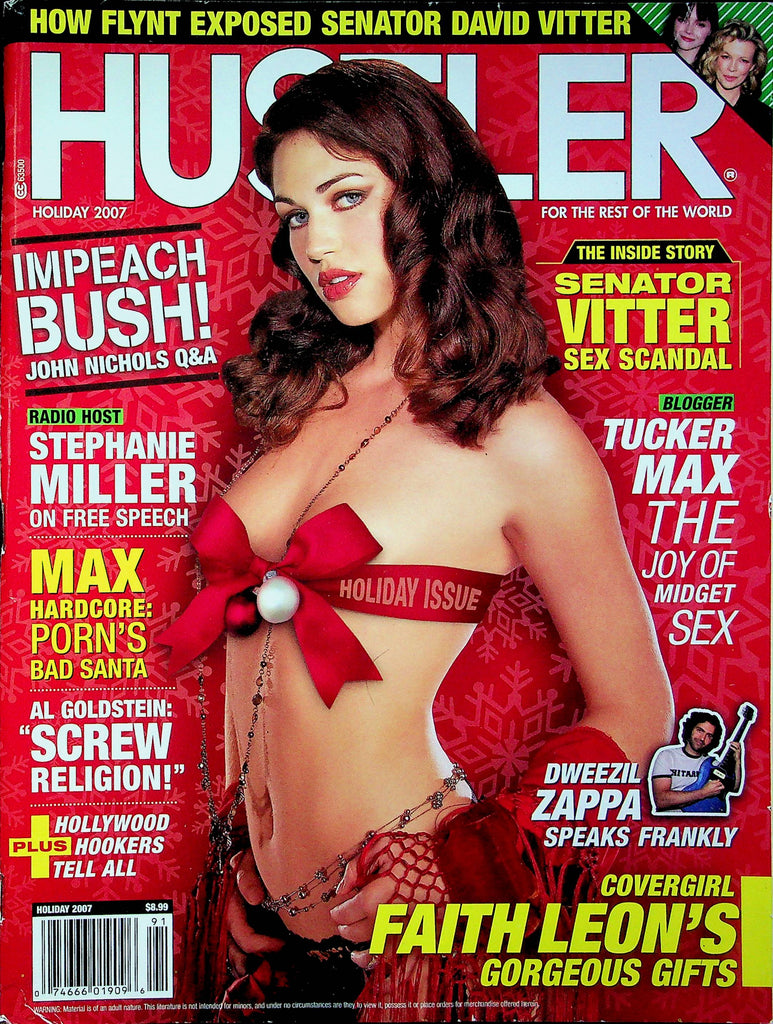 Hustler Magazine Faith Leon & Stephanie Miller Holiday 2007 080423RP