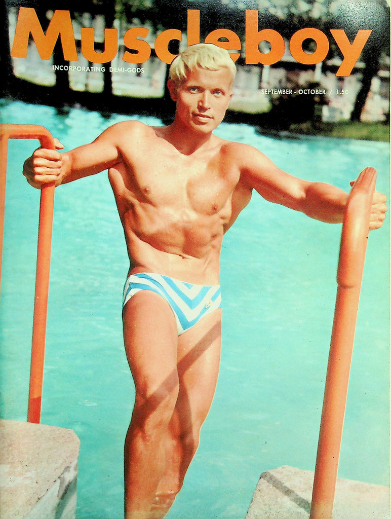 Muscleboy Men's Gay Interest 18+ Magazine  Sexy Muscle Models - Cover Guy Frank Hollfelder   September 1964   102226lmp-GSC