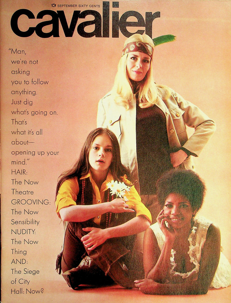 Cavalier Magazine  Centerfold Girl Ulla Linstrom / Grooving: The Now Sensibility  September 1968   101726lmp-GSC