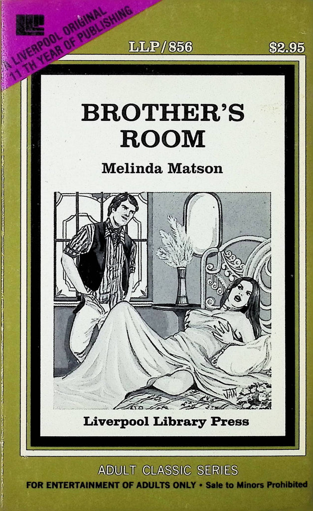 Brother's Room by Melinda Matson LLP856 1979 Liverpool Library Adult Paperback Novel-082124AMP