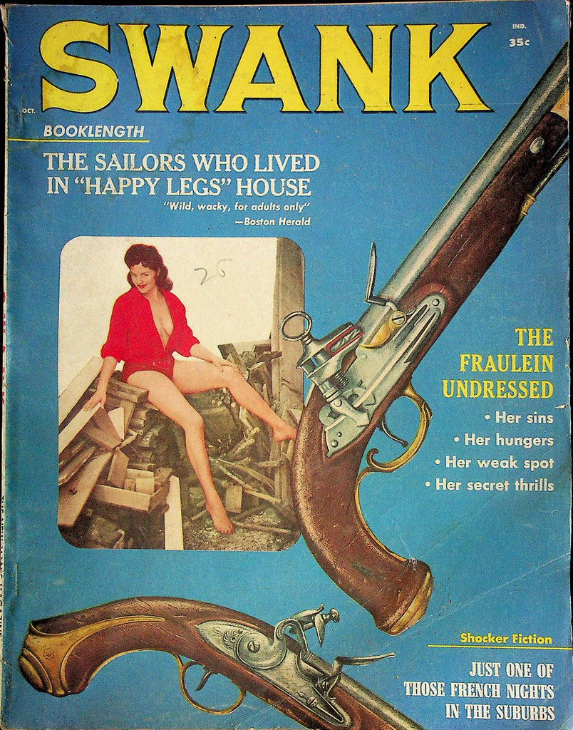 Swank Magazine Happy Leg's House October 1959 112924RP