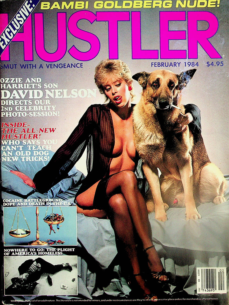 Hustler Magazine Bambi Goldberg Nude / Covergirl Diane February 1984  021324lmp-2