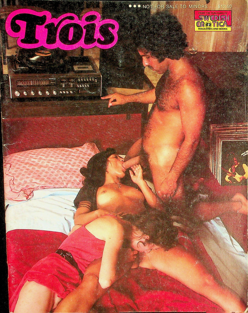 Trois Magazine   Passion Times Three With Ron Jeremy  #1 1980's  Swedish Erotica    080826lmp-GSC
