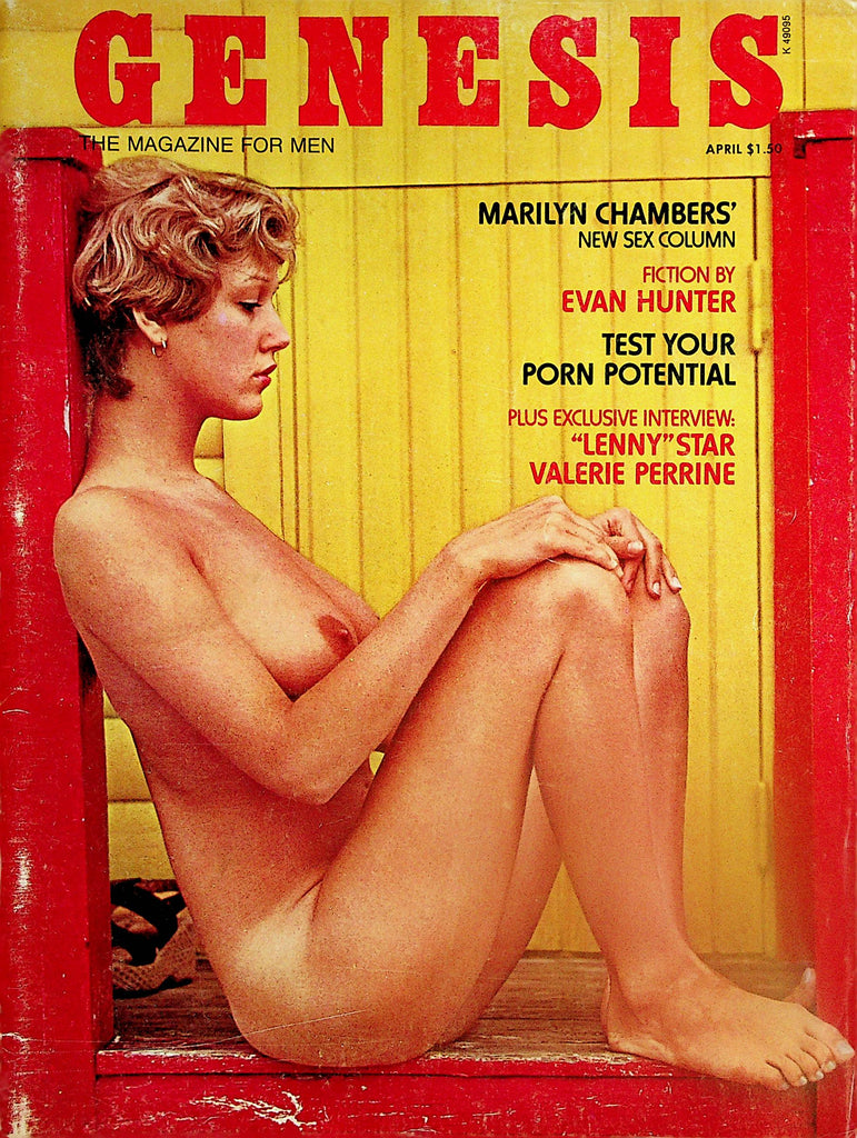 Genesis Magazine  Covergirl Karen / Valerie Perrin  April 1975  w/cf     063024lm-p