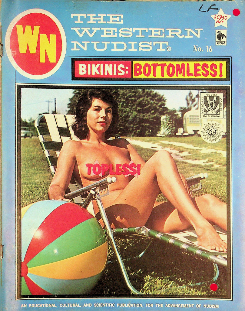 The Western Nudist Magazine  Bikinis: Bottomless  #16  1960's 081026lmp-GSC
