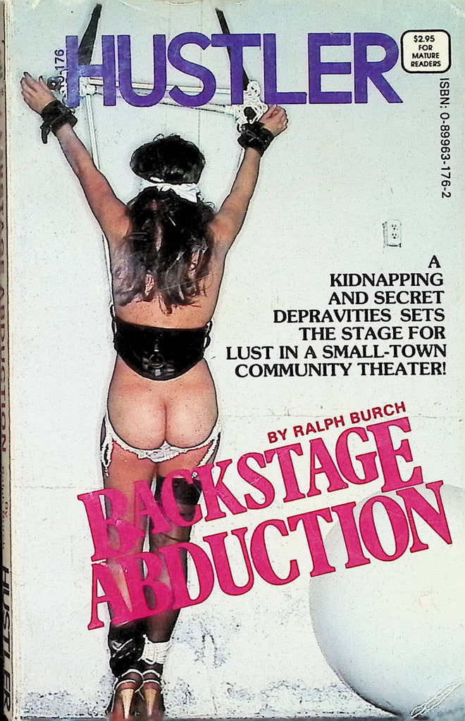 Hustler Backstage by Ralph Burch 1980 Adult Erotic Paperback Novel-052224AMP