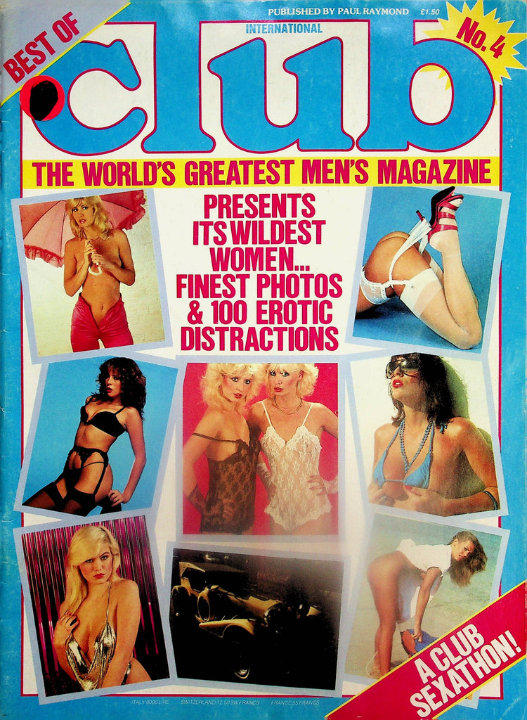 Best Of Club International Magazine  Wildest Women!  A Club Sexathon  #4  1983  Paul Raymond   071625lm-p
