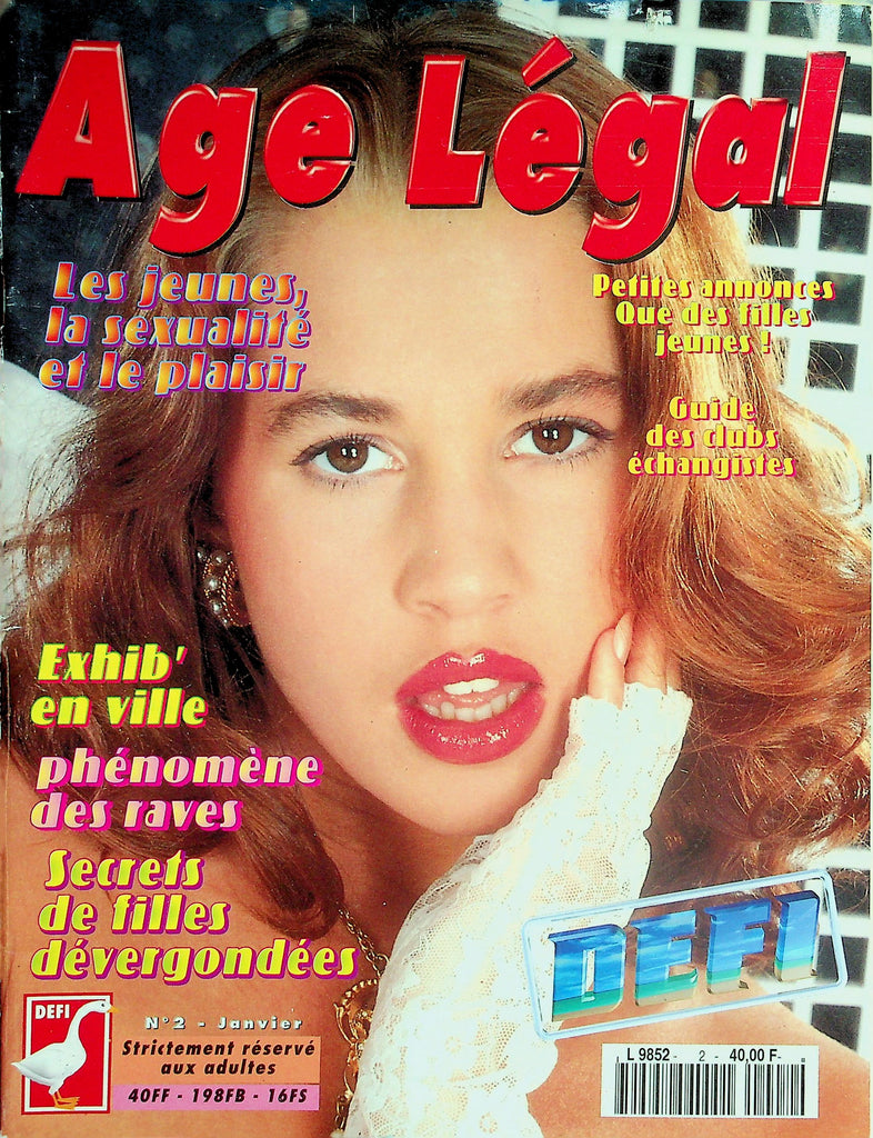 Age L'egal French International Magazine  Cover/Centerfold Girl Angela  #2 January     030626lmp