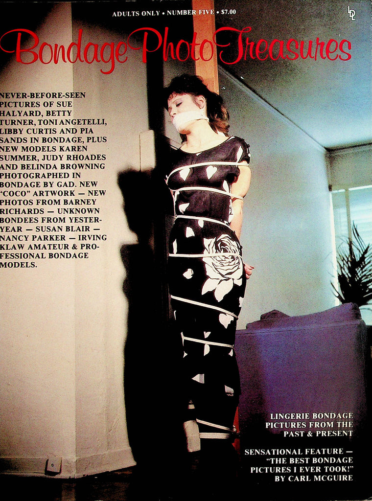 Bondage Photo Treasures Magazine  Pia Sands, Sue Halyard, Betty Turner & More!  #5  1984 London Enterprises  030325lm-p
