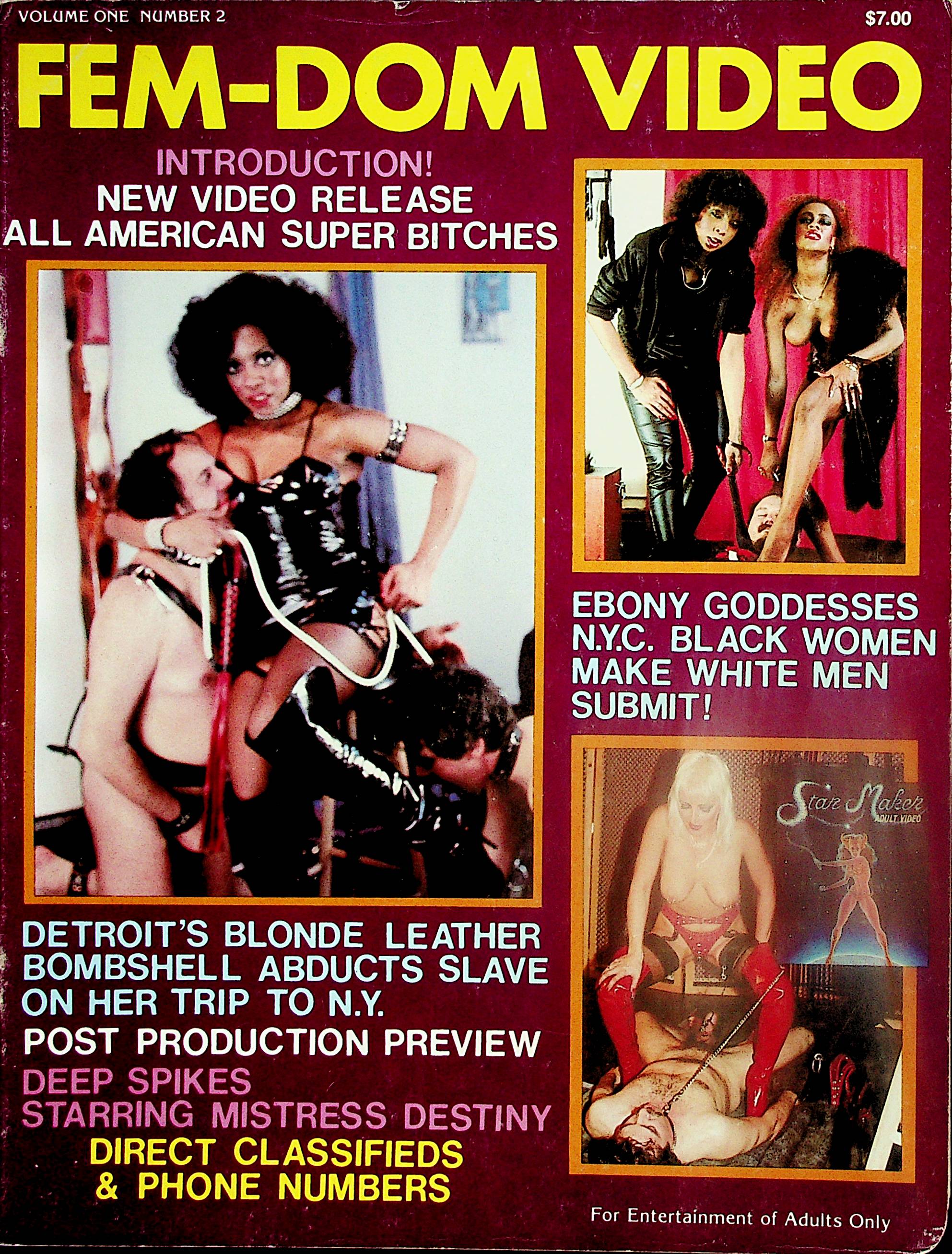 Fem-Dom Video Magazine New Video- Super Bitches / Mistress Destiny vol –  Mr-Magazine