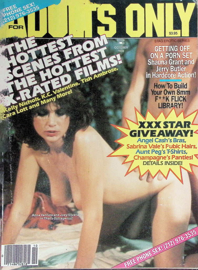 Adults Only Magazine October 1983 Shauna Grant & Jerry Butler Action   100226LLP