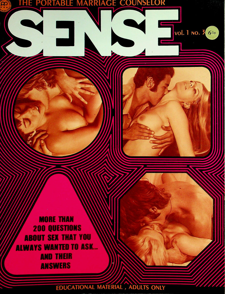 Sense Magazine  Sex Answers- Premarital Sex, Safety In Sex, Recreational Sex & More! vol.1 #3  1971    071126lmp-GSC