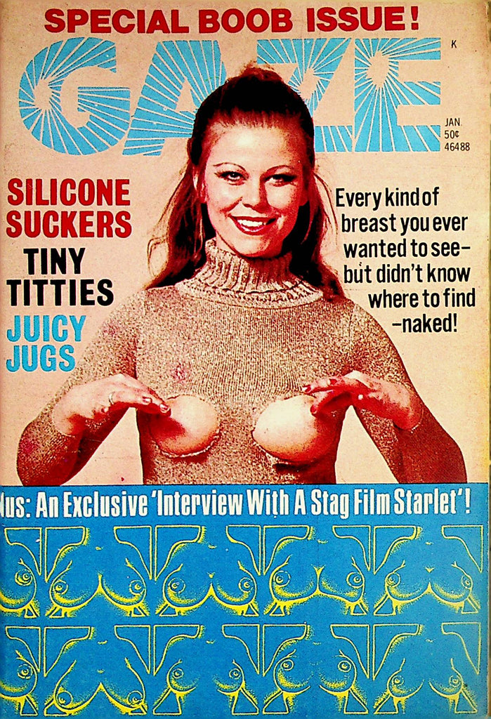 Gaze Digest    Special Boob Issue!  Juicy Jugs, Tiny Titties  January 1973    060524lm-p