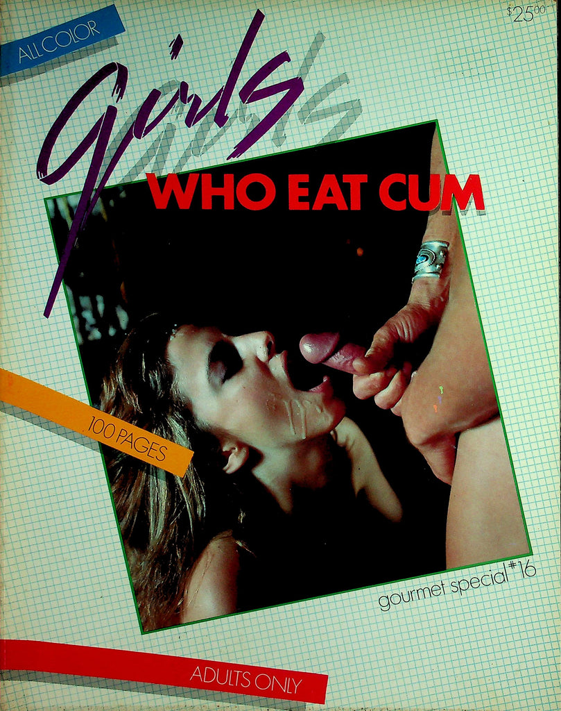 Girls Who Eat Cum Magazine  Seka, Lisa DeLeeuw and More!  100 Pages!  1980  #16 Gourmet Special   072826lmp-GSC
