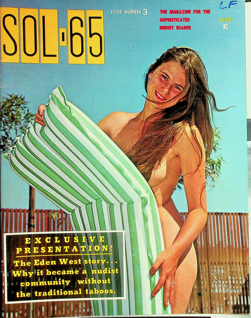 SOL-64 Nudist Magazine  Exclusive Presentation! The Eden West Story  #3  1965     081126lmp-GSC