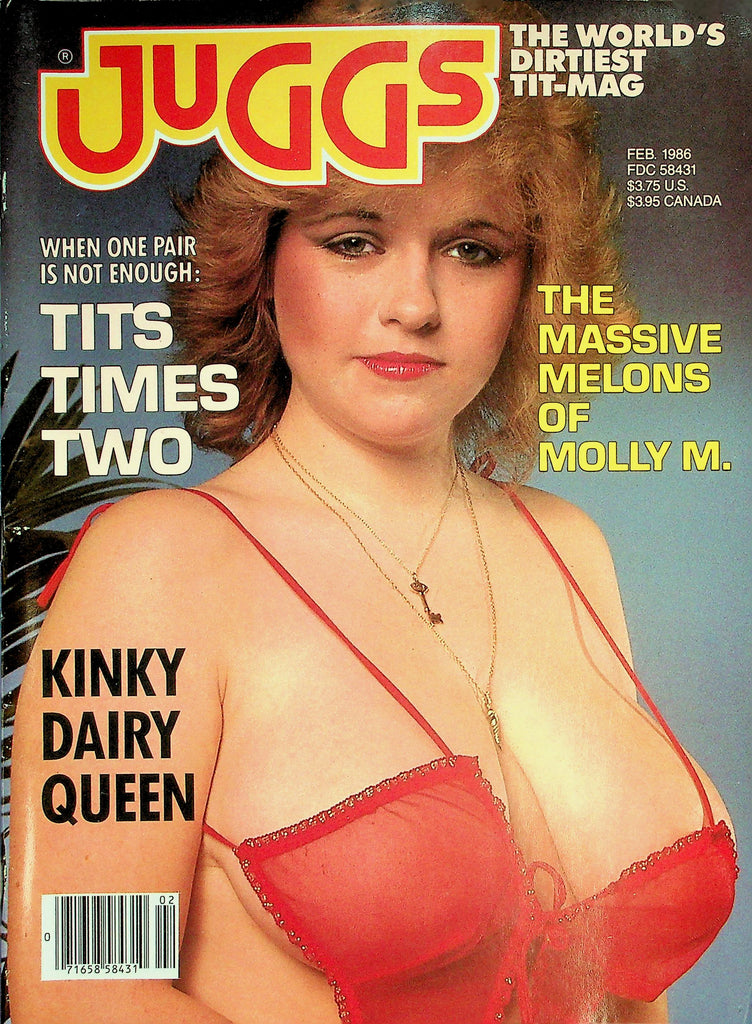 Juggs Magazine  Covergirl Molly M.'s Massive Melons  February 1986   062826lmp-GSC