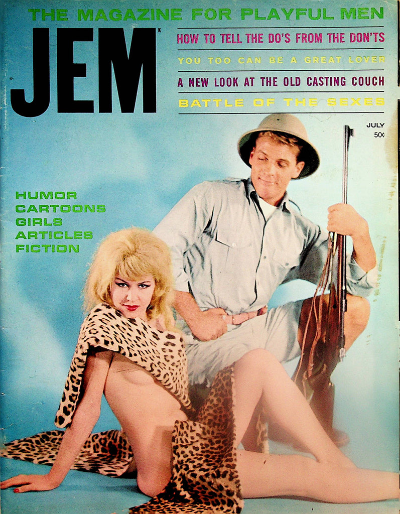 Jem Vintage Magazine  Centerfold Girl Shirley Shippe  July 1963   100624lm-p