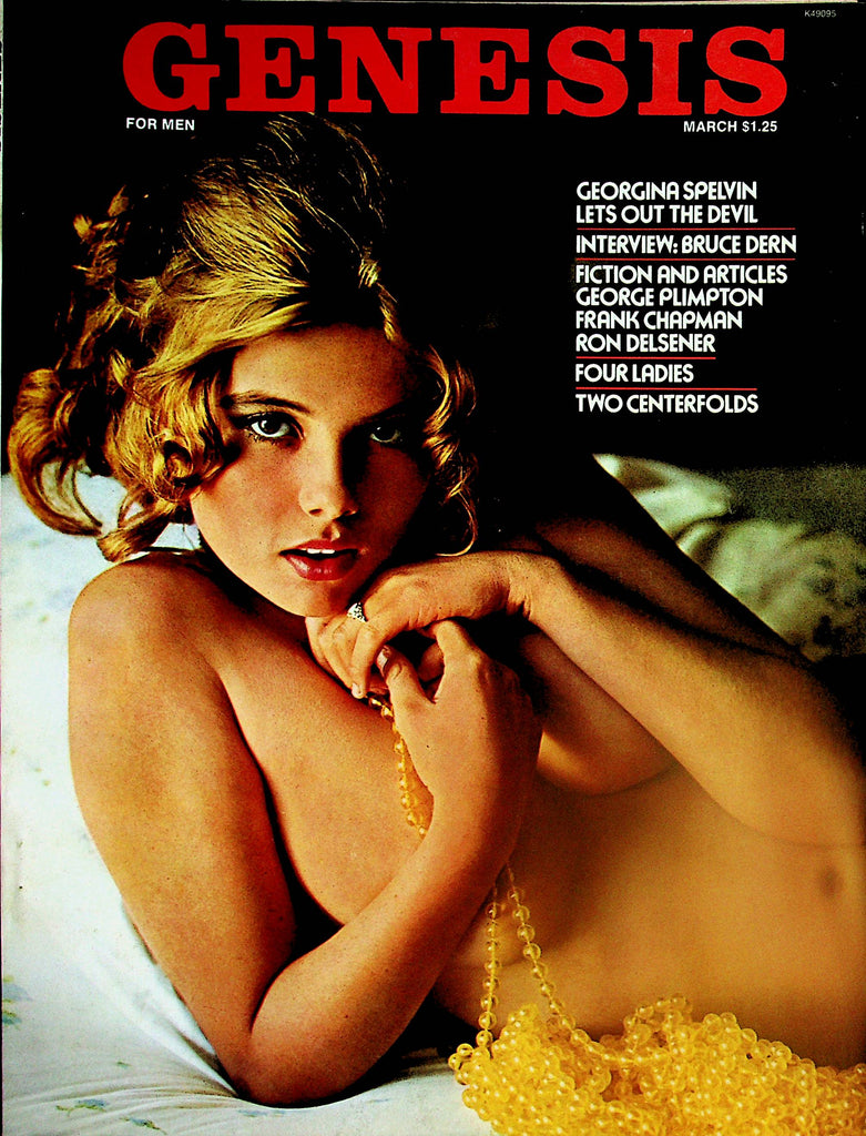 Genesis Magazine  Covergirl Ingrid/  Georgina Spelvin / Bruce Dern Interview  March 1974     032624lm-p2