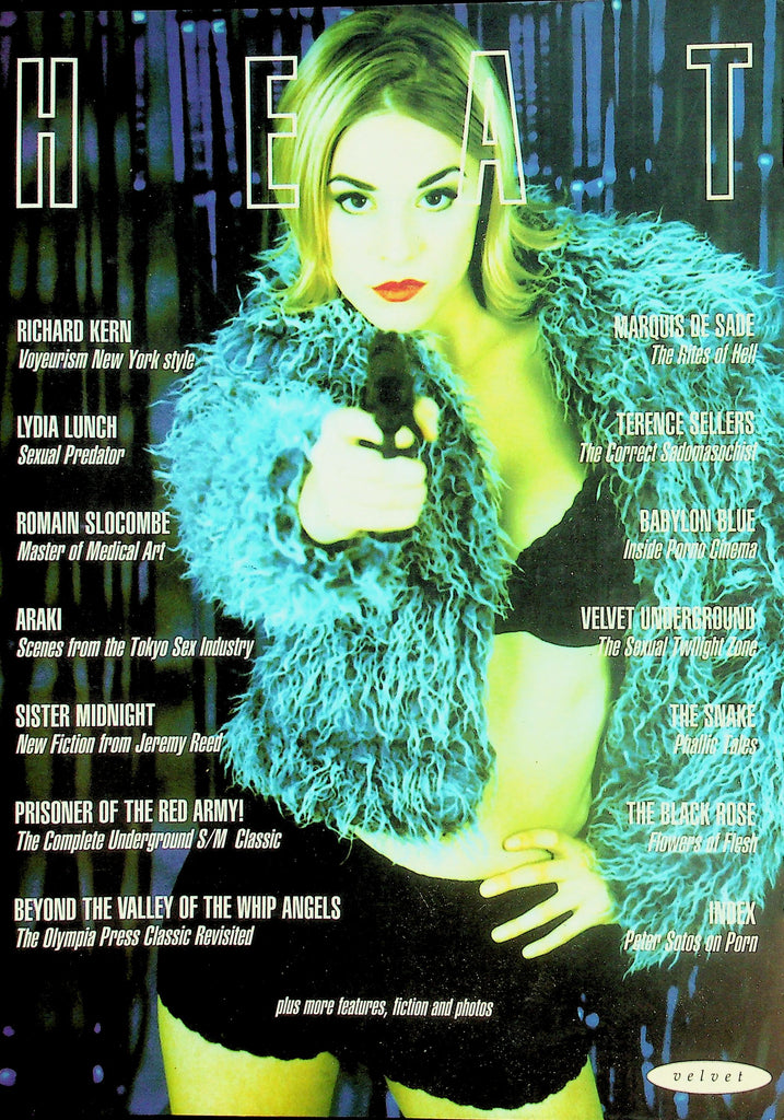 Heat Magazine  Erotic Art, Literature & Photography - Covergirl Miss Velvet  1997      013126lmp