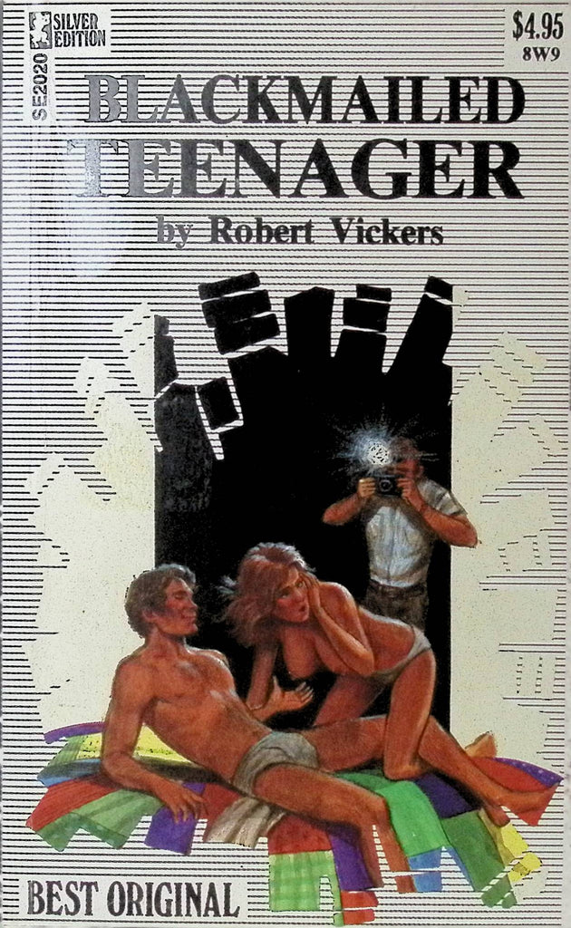 Blackmailed Teenager by Robert Vickers Best Original Silver Edition Books Greenleaf Classics 1970s Adult Novel -042224AMP