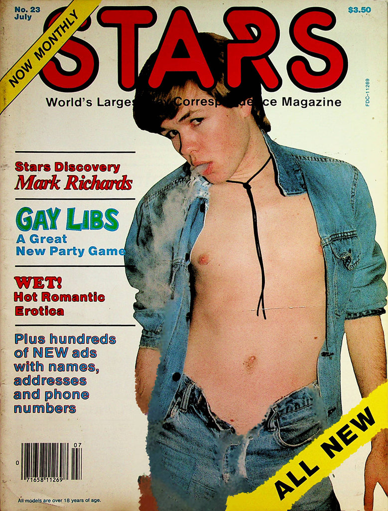 Stars Gay Magazine  Discovery Mark Richards  July 1983     073023lm-p