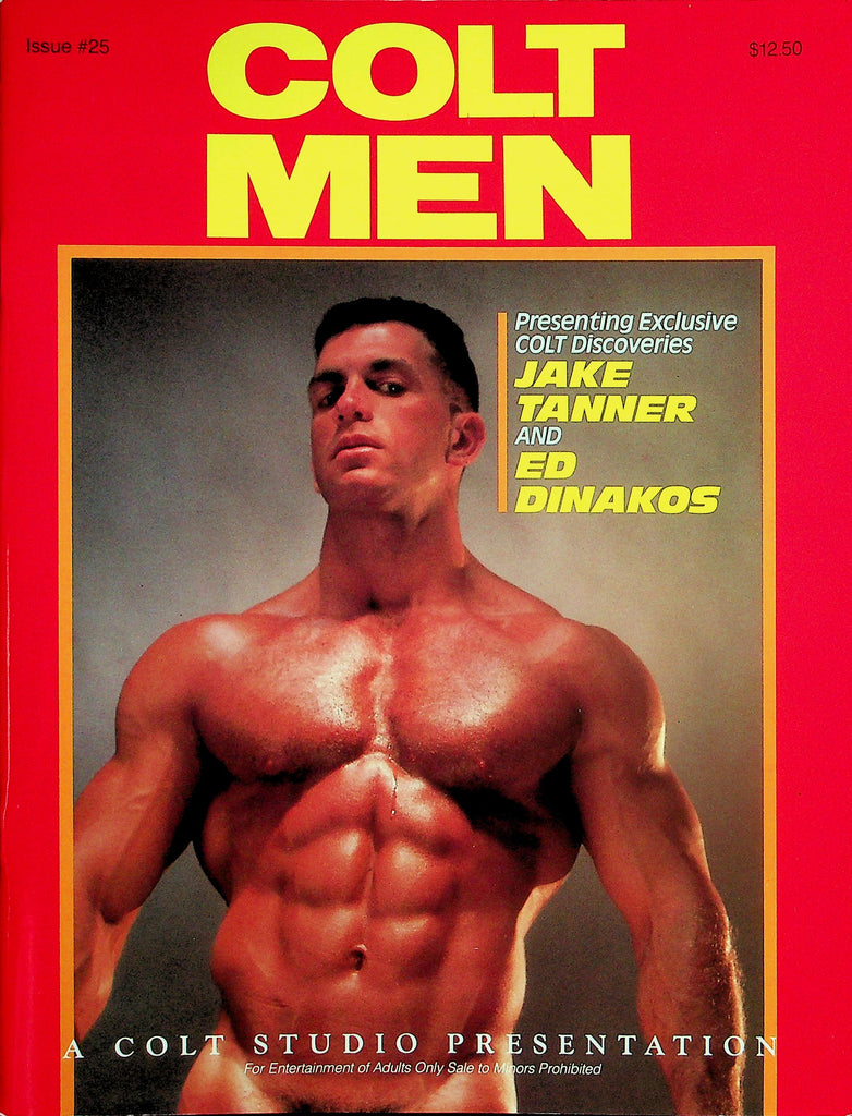 Colt Men Gay Interest Magazine Jake Tanner, Ed Dinakos & More!  #25  1992   Colt Studio Presentation     041426lmp