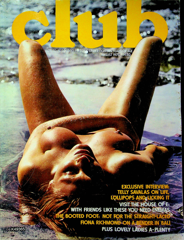 Club Magazine Telly Savalas On Life August 1975 102023RP