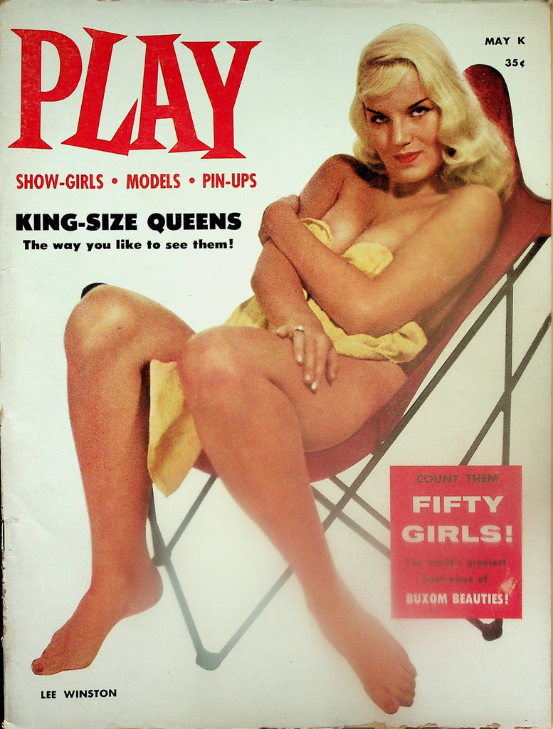 Play Magazine  Covergirl Lee Winston - Showgirls, Models, Pin-Ups  May 1959    102825lm-p