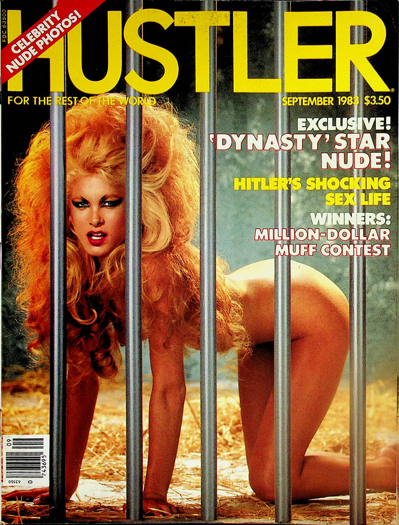 Hustler Magazine Centerfold Girl Nikki / Dynasty Star Pamela Sue Martin  Nude! September 1983 020624lm-p