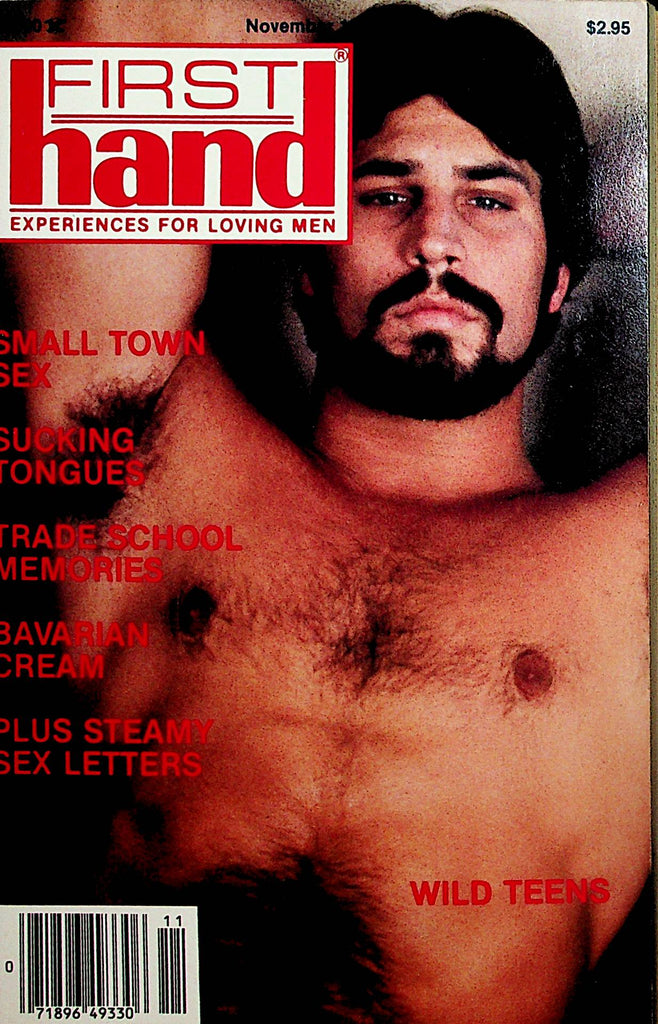 First Hand Gay Digest   Sucking Tongues / Wild Teens  18+ November 1985    090923lm-p