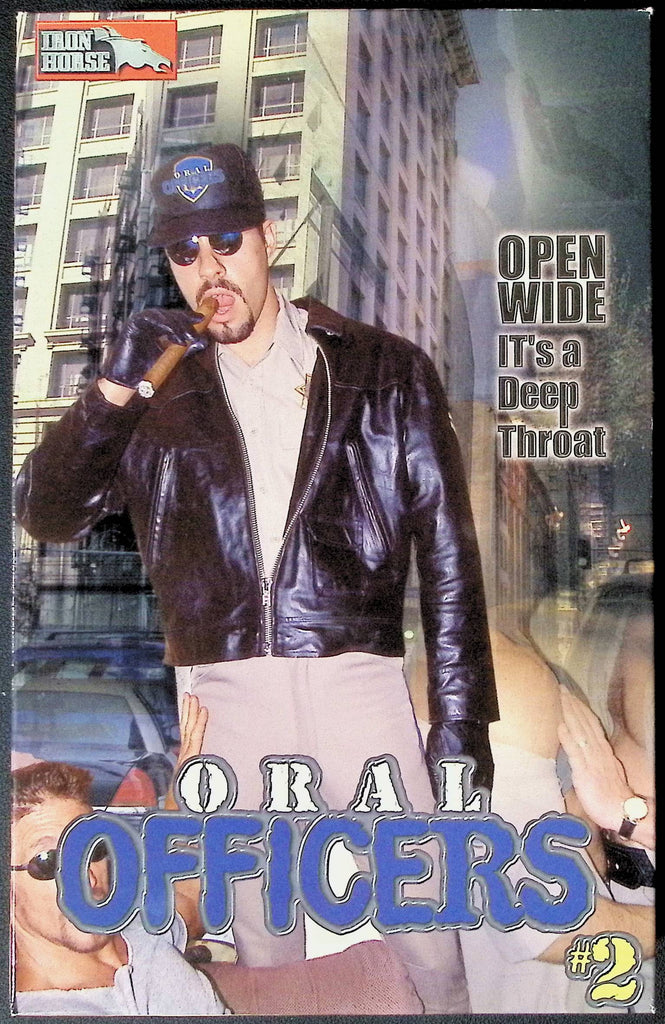 Oral Officers #2 Johnny Cage Jake Russell Iron Horse Gay VHS 1999 092524JKVHS