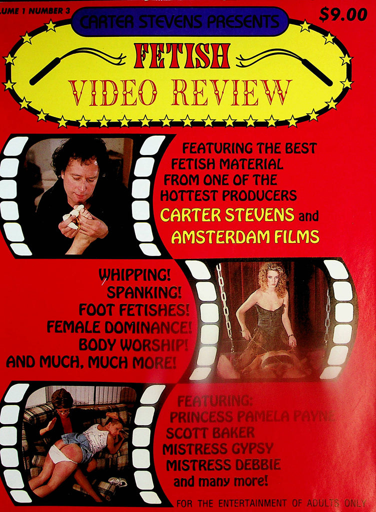 Fetish Video Review Magazine    Princess Pamela Payne / Mistress Gypsy  vol.1 #3  1994  Carter Stevens     121224lm-p