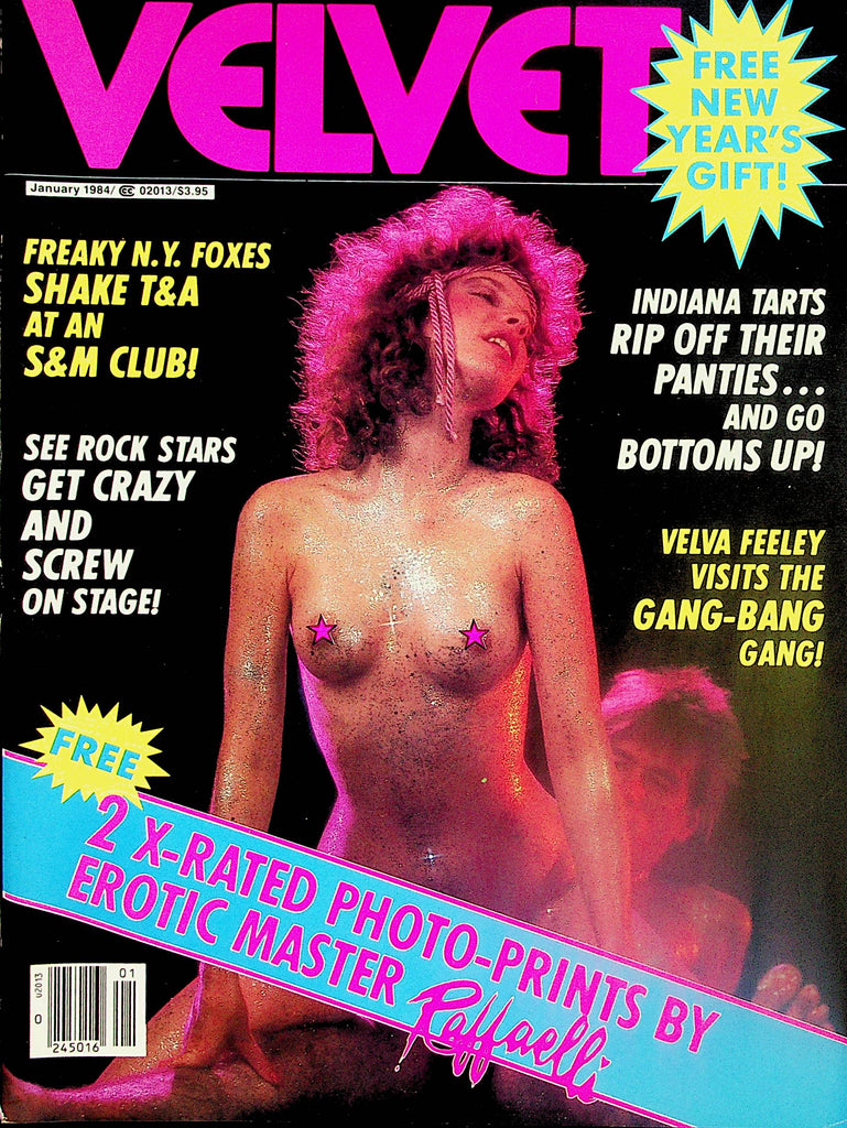 Velvet Magazine  2 X-rated Photo-Prints By Erotic Master Raffaelli  January 1984    042424lm-p