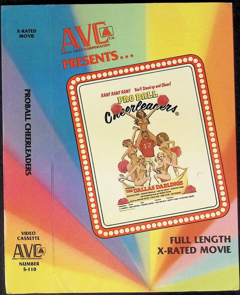 Pro Ball Cheerleaders with the Dallas Darlings Jennifer West Candita Royalle Lisa de Leeuw Adult VHS AVC 042226AKVHS