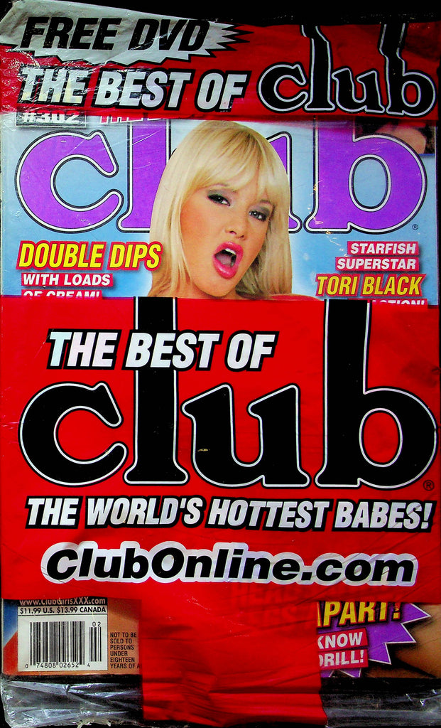 The Best Of Club Magazine #302 2010 Tori Black Sealed W/DVD 053123RP2