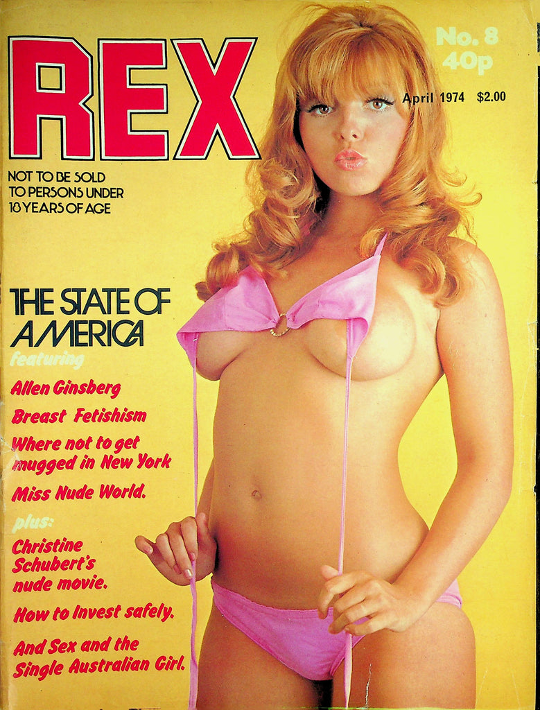 Rex Magazine  The State Of America Featuring Breast Fetishism, Miss Nude World  April 1974     050826lmp