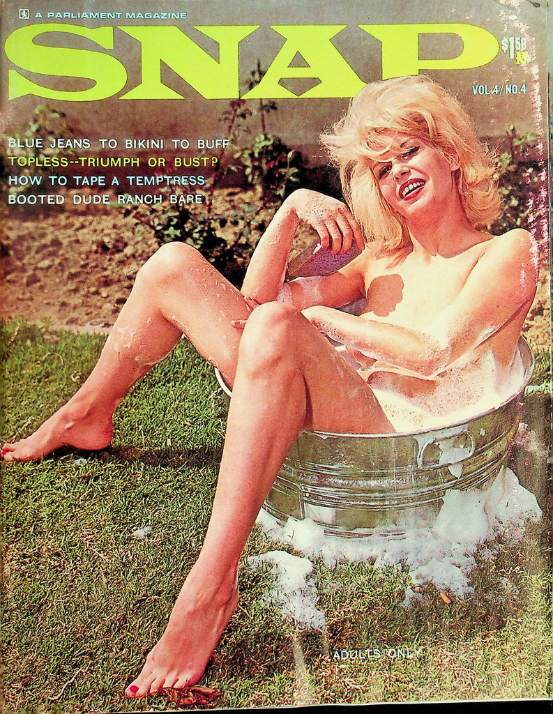 Snap Magazine  Backyard Bubble Bath With Julie Ardmore  vol.4 #4 1965   Parliament  101226lmp-GSC