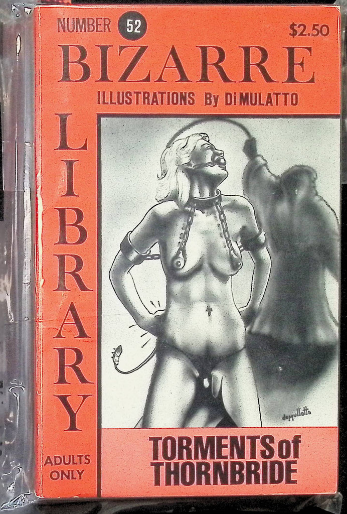 Torments of a Thornbride by LK Craige 1970s Bizarre Library Illustrations by Di Mulatto Star Distributors Adult Novel-042524AMP