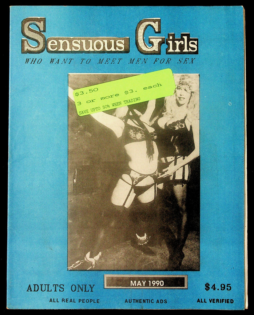 Sensuous Girls Personal Ads Magazine May 1990 083126hrp2-69