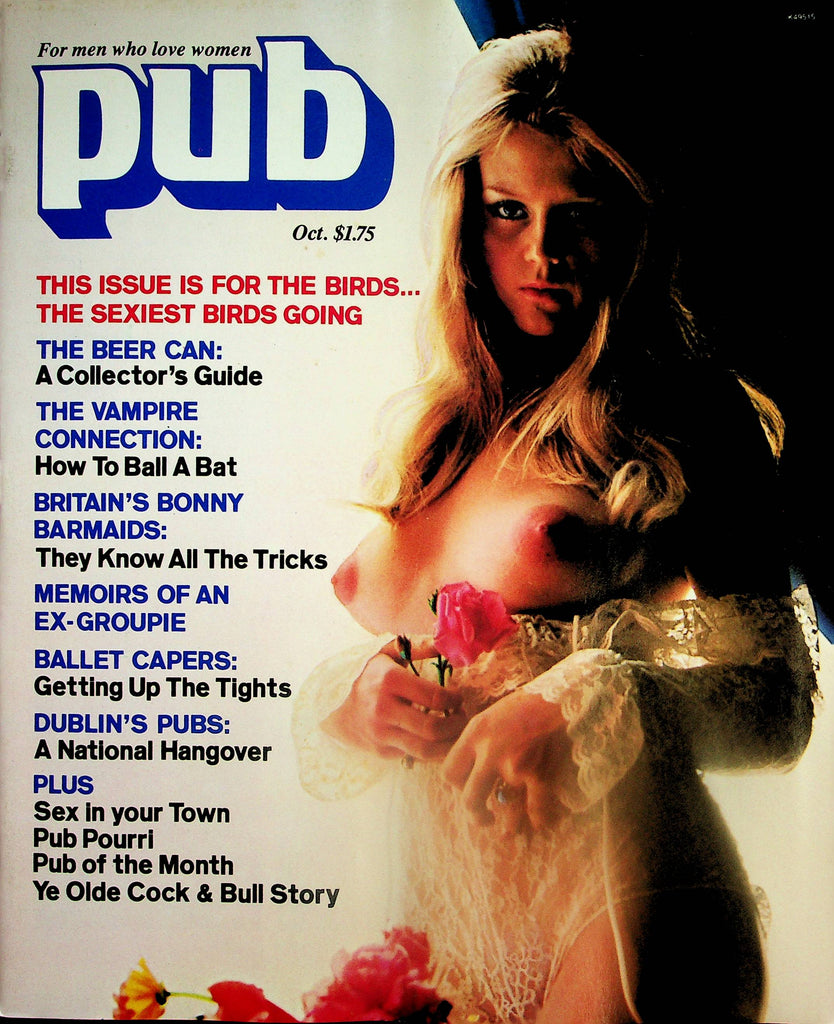 Pub Magazine   Cover/Centerfold Girl /   Britain's Bonny Barmaids  October 1976   051825lm-p