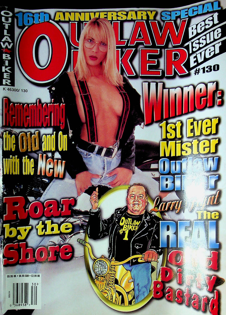 Outlaw Biker Magazine 16th Anniversary Ft. Larry Flynt No.130 2000 122624RP